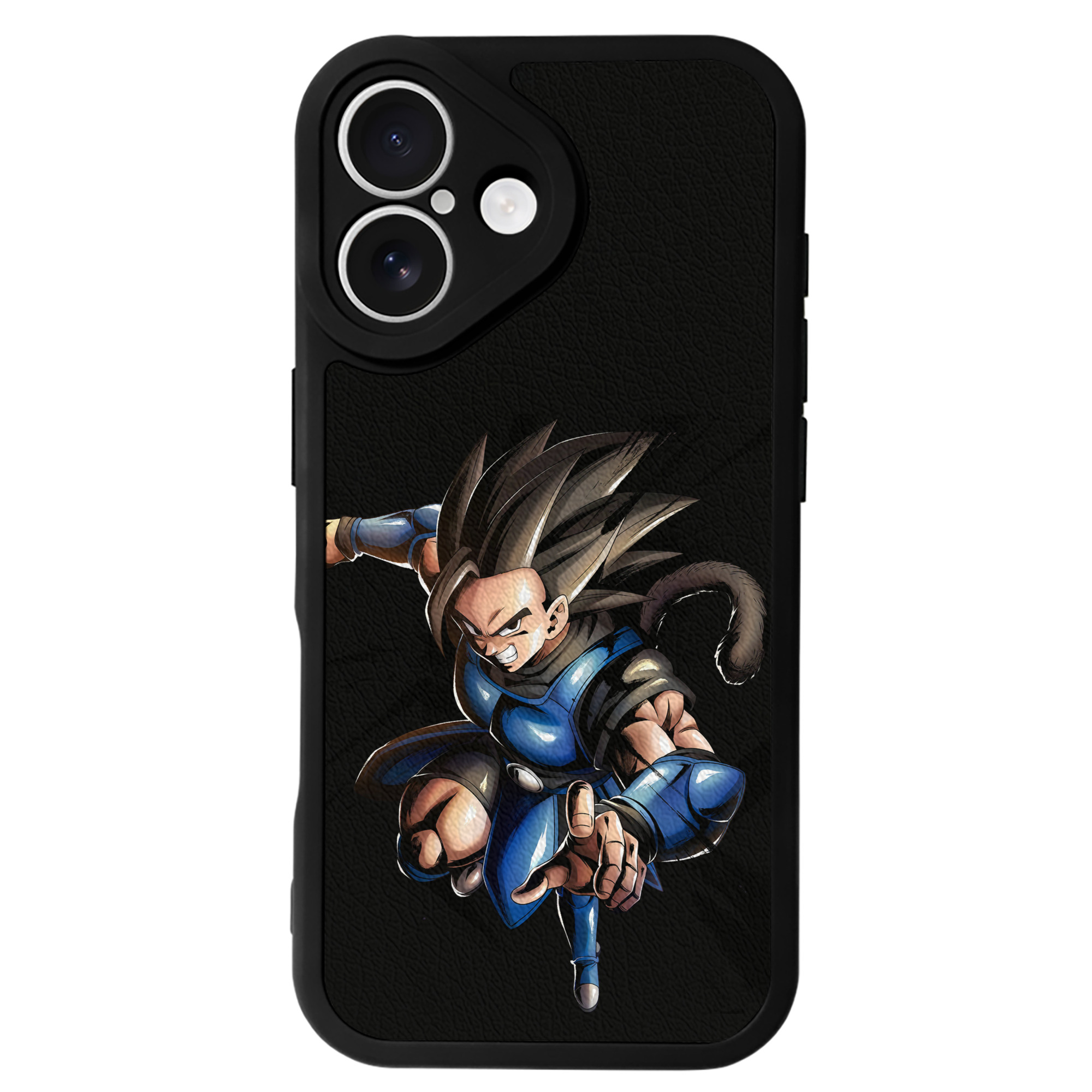 （画像用） ドラゴンボール ベジータ四世（Bejīta Yonsei）DRAGON BALL Vegeta IV 【iPhone 16シリーズ対応】シリコンスマホケース（レザー調） 材質：シリコン